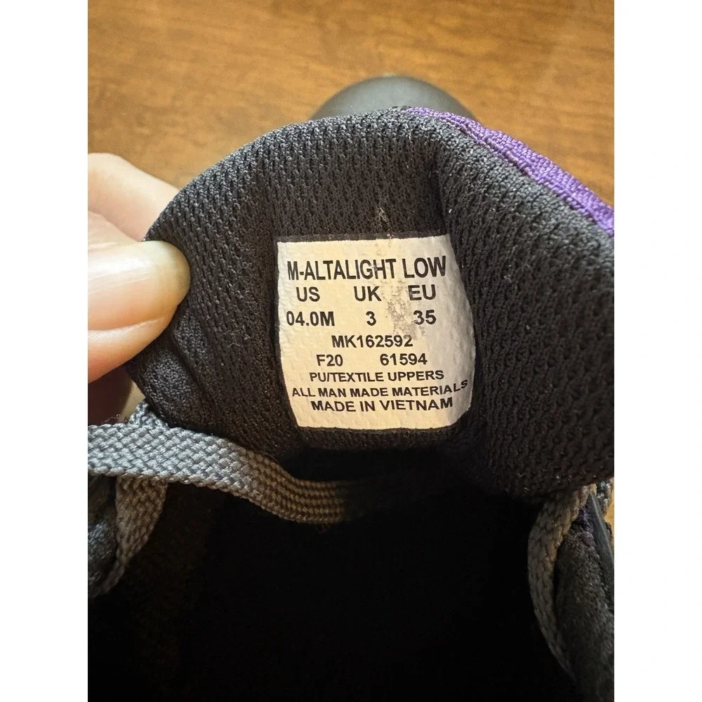 Merrell Altalight Low Outdoor Sneaker -Hiking Shoes Kids Size 4M- EU 34 NWOT - Picture 6 of 6